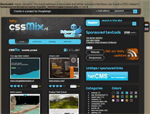 Tablet Screenshot of cssmix.nl